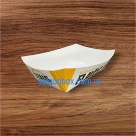  Khay giấy có màng bóng