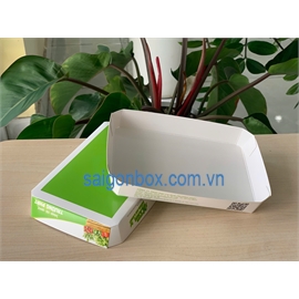  Khay giấy đựng rau củ